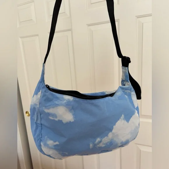 Baggu Cloud Print Medium Nylon Crescent - Picture 1 of 6